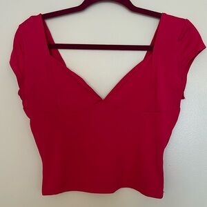 Pink Fitted Top